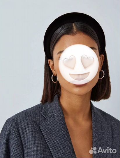 Ободок ручной работы черный бордовый