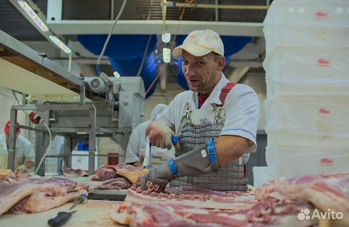 Разнорабочий на мясокомбинат(Вахта-45/15)
