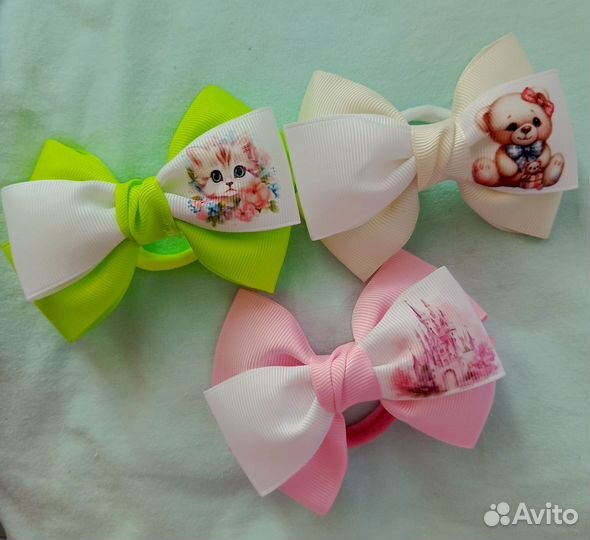 Бантики ручной работы для школы И сада
