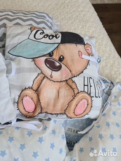 Бортики в кроватку для новорожденных