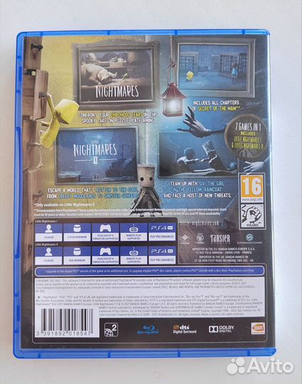 Little Nightmares 1 & 2 Игры для приставок ps4 ps5