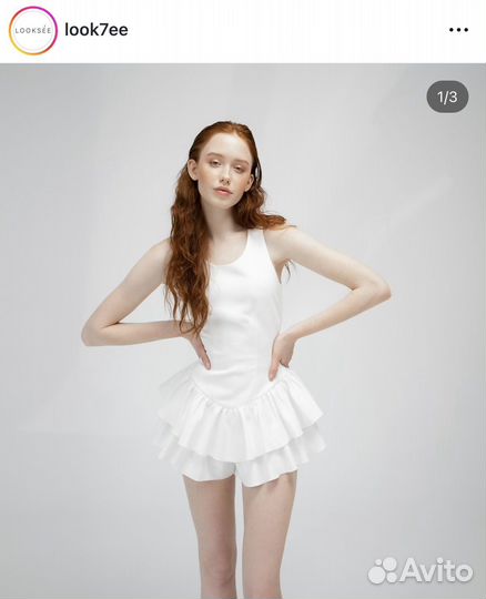 Мини платье комбинезон Looksée