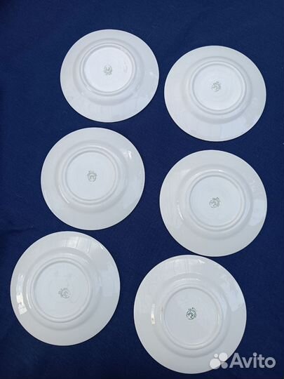 Тарелки десертные, 60-70 гг,6 шт