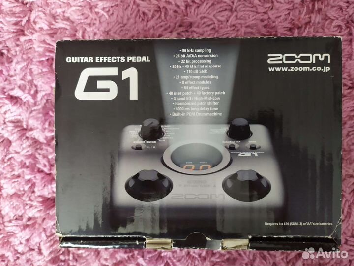 Гитарный процессор zoom G1