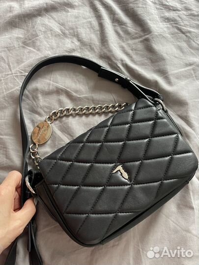 Trussardi сумка женская натуральная кожа