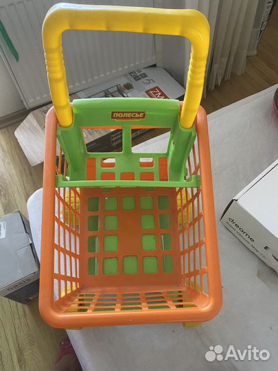 Игрушки детские тележка