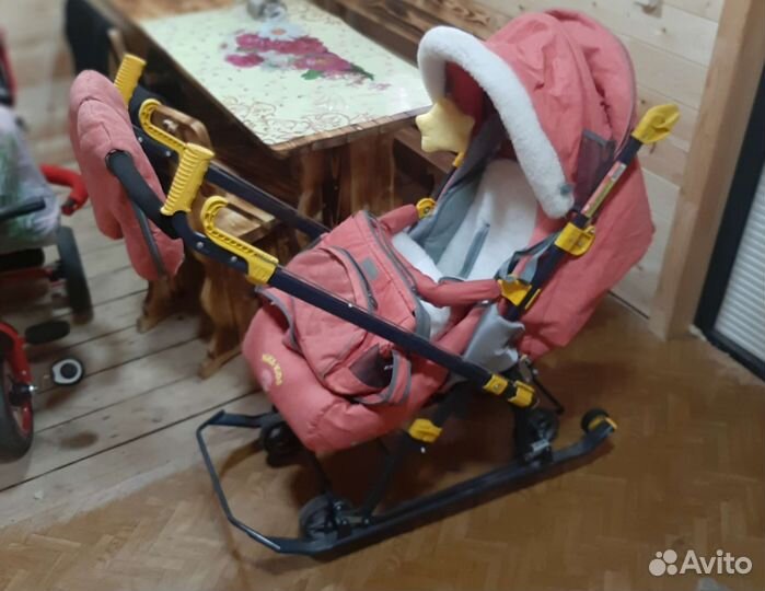 Санки коляска ника 7-7