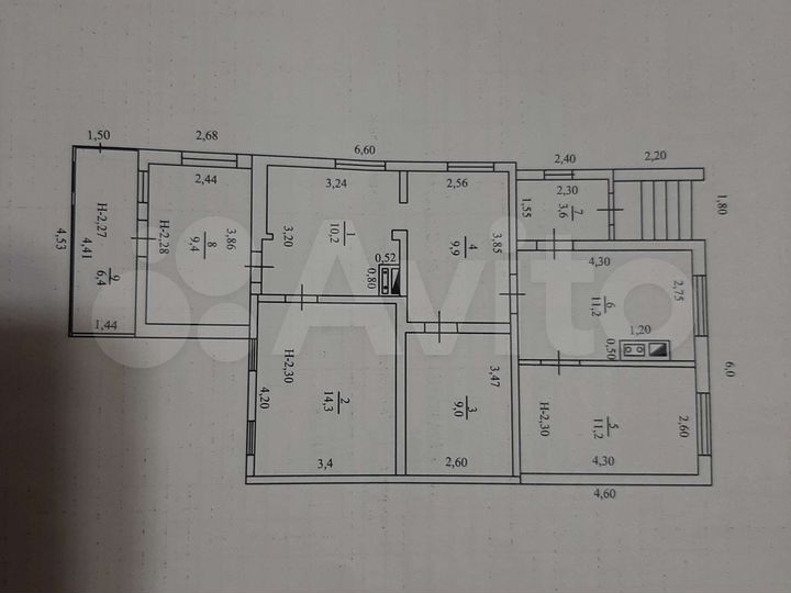 Дом 85 м² на участке 7,5 сот.