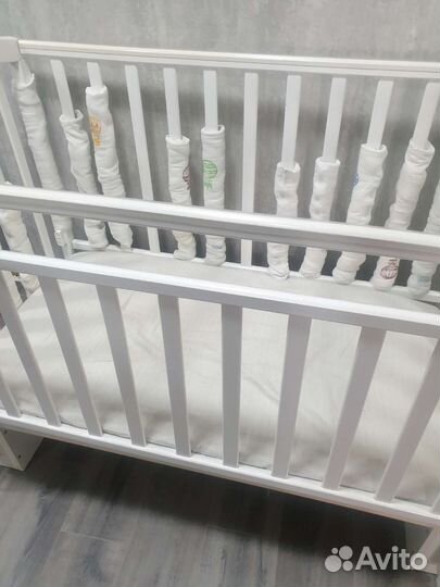 Кровать детская смаятником Каролина-Алита 120*60см