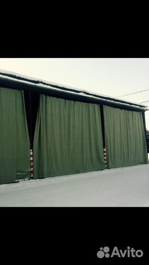 Штора брезентовая