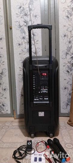 Колонка портативная с микрофонами
