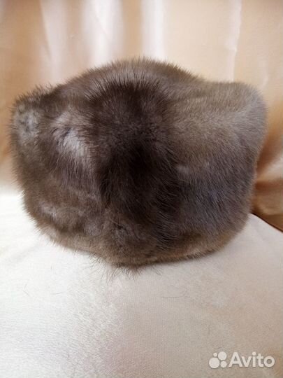Шапка норковая боярка, б/у