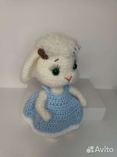 Овечка Вязаная игрушка Овечка ручная работа