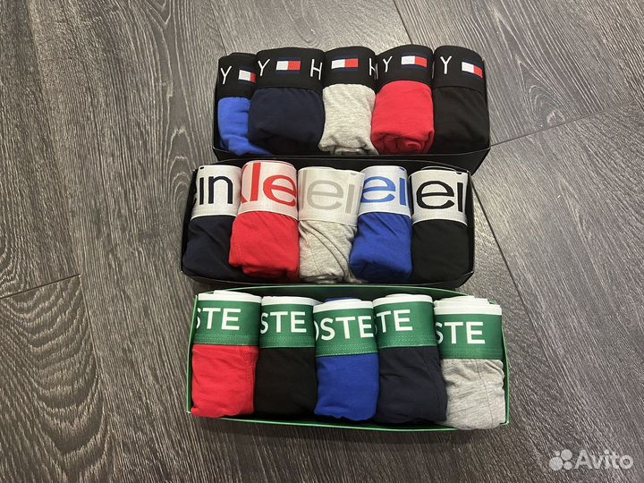 Трусы мужские hugo boss Lacoste tommy premium дос