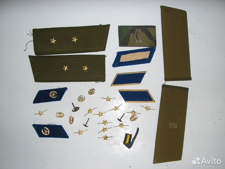 Погоны СССР, звезда на погоны, ордена, значки