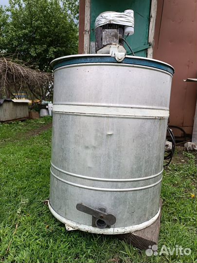 Медогонка 3 рамочная электрическая алюминиевая