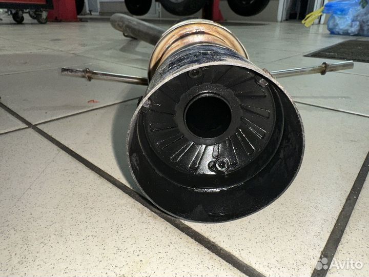 Глушитель прямоточный банка subaru gd/gg