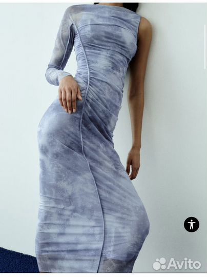 Платье zara миди