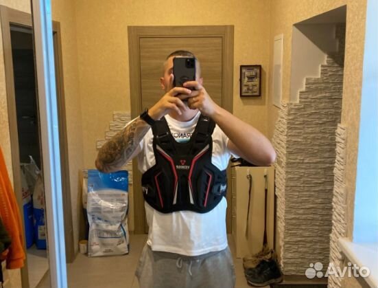 Панцирь защита тела груди спины мото эндуро vemar