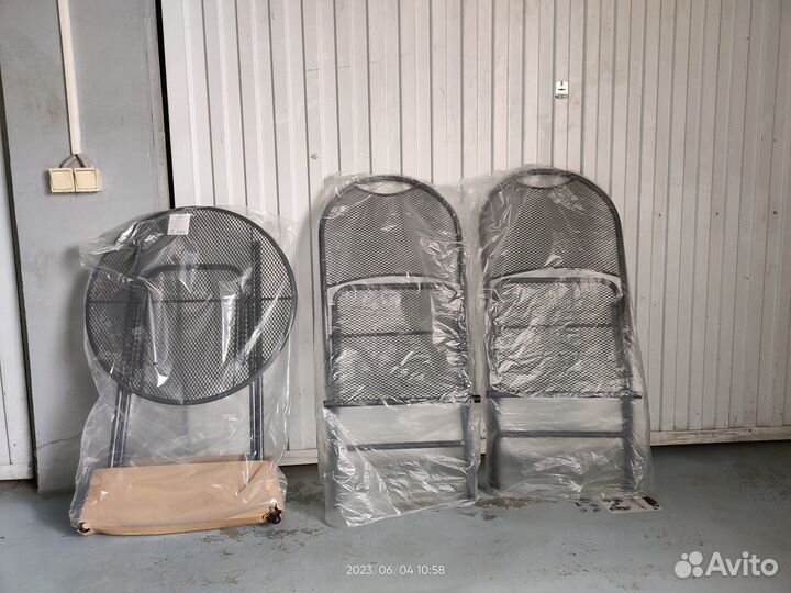 Набор садовой мебели из металла