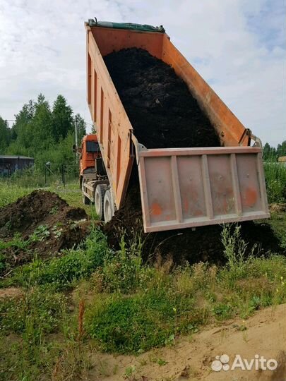 Плодородный и растительный грунт, торф