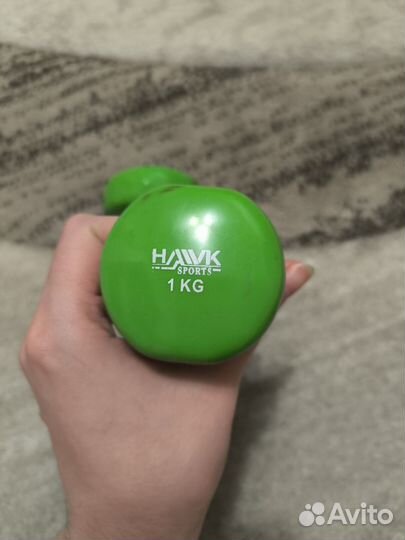 Гантели 1 кг. Пара