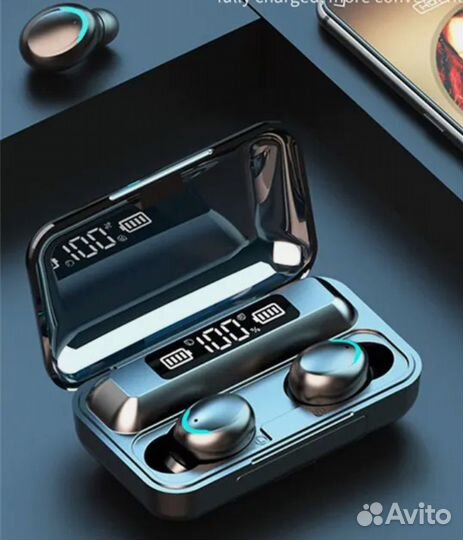 Беспроводные блютуз наушники TWS fone