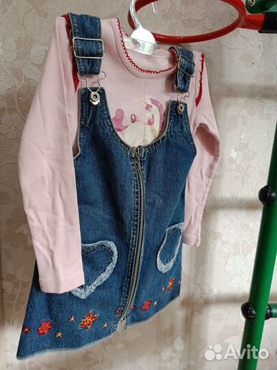 Сарафан джинсовый 92