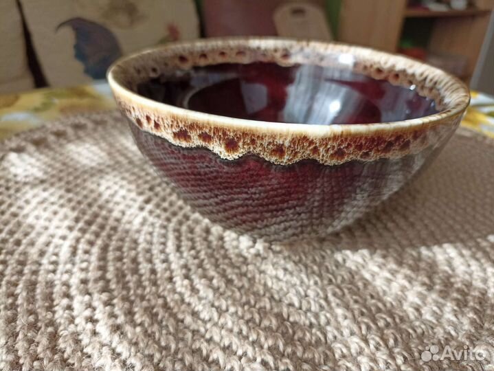 Плошка керамическая новая и стопочки керамика