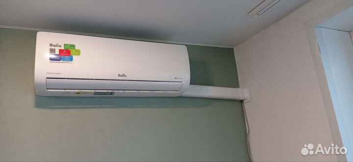 Установка кондиционеров, закладка трасс