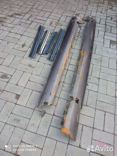 Накладки порога от Мерседес 124