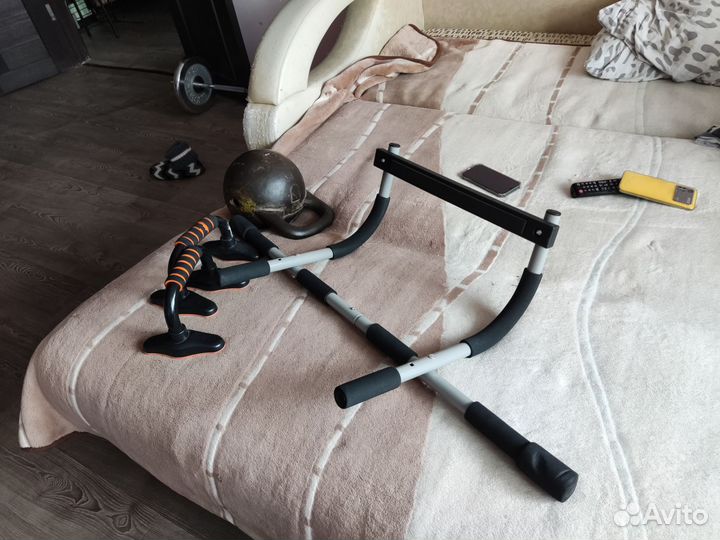 Турник наддверный без крепления на стену (съёмный)