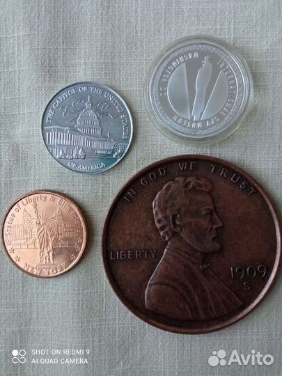 Медали-сувениры. США