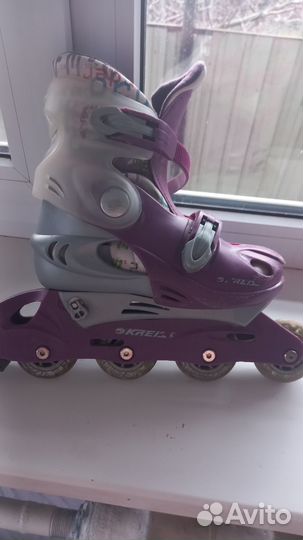 Роликовые коньки детские раздвижные