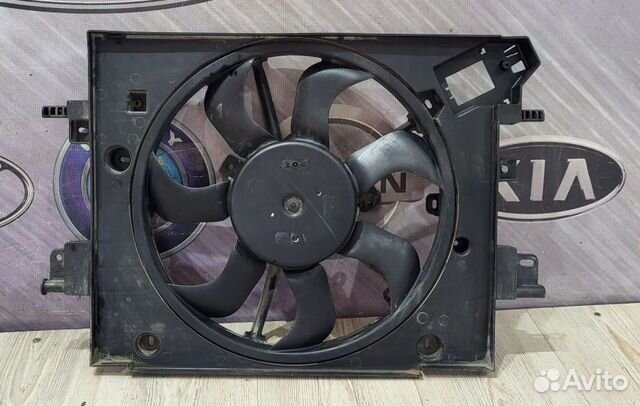 Вентилятор радиатора охлаждения двигателя диффузор