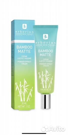 Новый крем Erborian bamboo matte 30ml