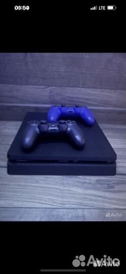Sony playstation 4 slim+2геймпада и подписка