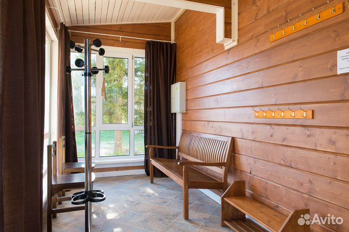 Баня на дровах в парк-отеле Прибрежный Ярбург