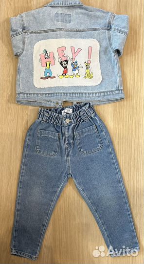 Джинсы и куртка zara 86