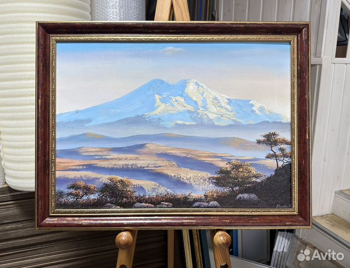 Картина Эльбрус 45х63 А. Абаева