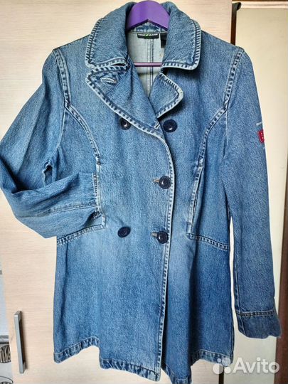 Двубортный тренч dkny