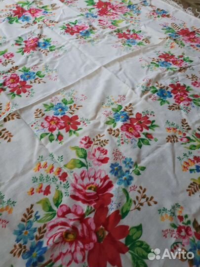 Павлопасадский платок шаль СССР