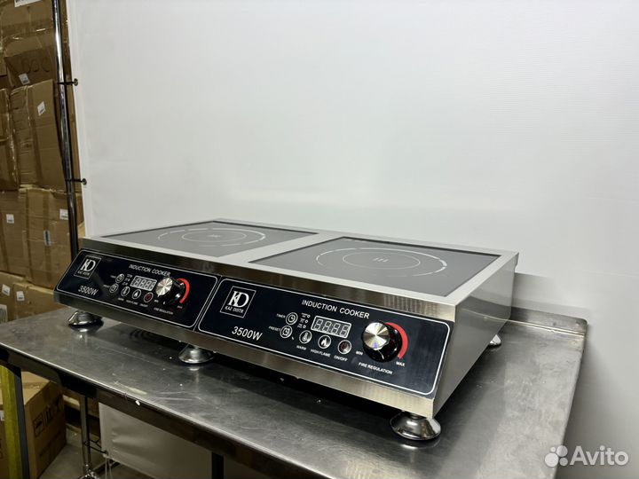 Плита индукционная на 2 конф горизонтальная