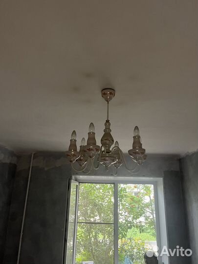 Люстра СССР фарфоровая