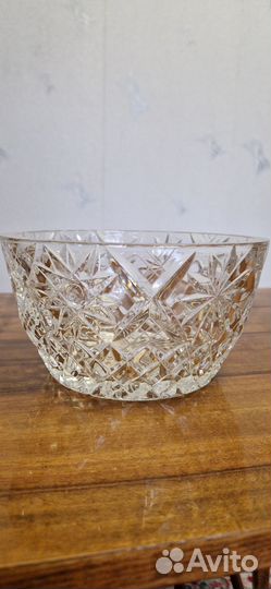 Салатник хрустальный большой