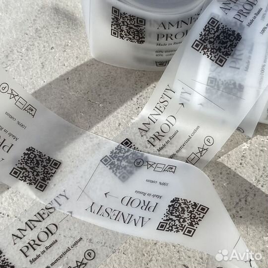 Печать на лентах, ярлыки, лейблы, составники