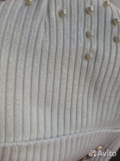 Шапка и снуд для девочки 50-54р