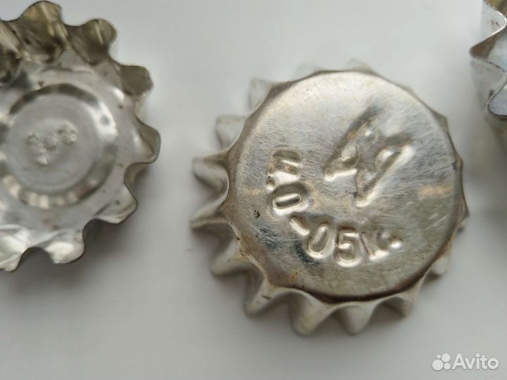 Формочки для выпечки кексов СССР. 18 штук