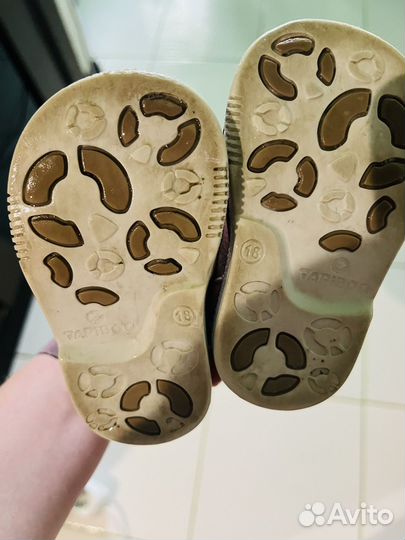 Ботиночки для девочки первый шаг