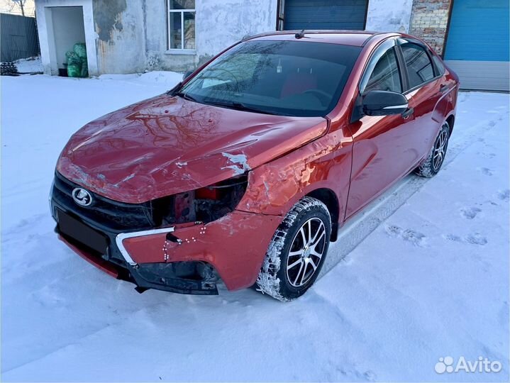 LADA Vesta 1.6 МТ, 2016, битый, 220 000 км